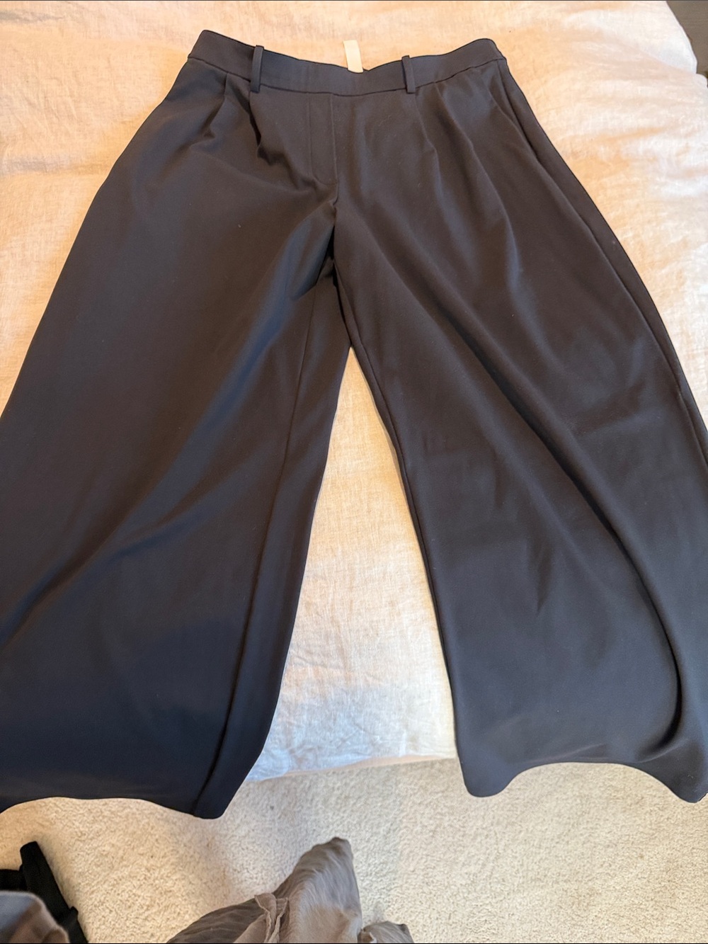 lululemon athletica Wide-Leg Black Dress Pants